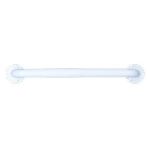 NOFER BARRA FIJA ACERO 80 CMS BLANCO