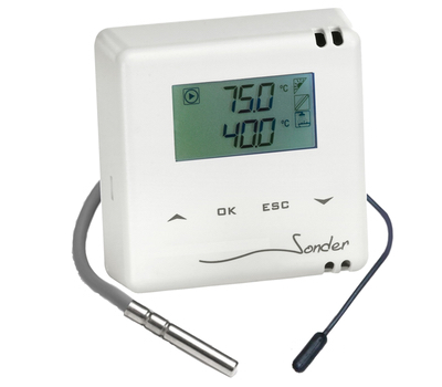 SONDER CONTROL SOLAR ALLEGRO 401S, 1 RELÉ, 2 SONDAS