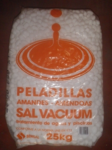 SAL PASTILLAS CILINDRICAS VACUUM DESCALCIFICADORES (SACO 25 KG)