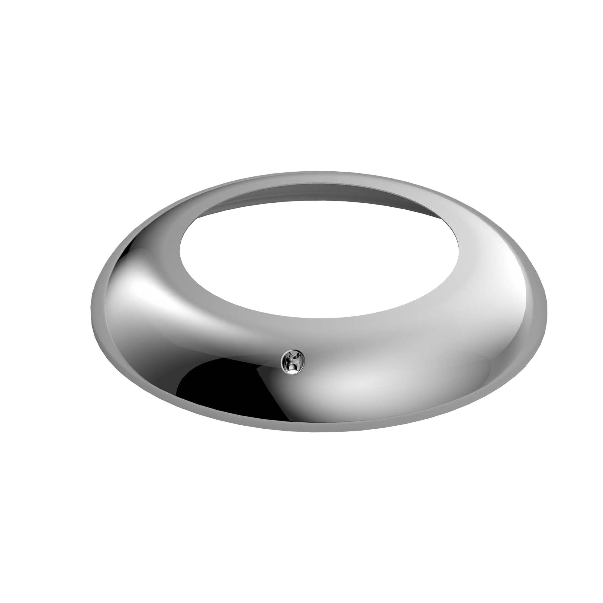 BSLIGHT EMBELLECEDOR INOX SUPERFICIE PARA BOMBILLA PLANA PAR56 Ø250 X 40MM