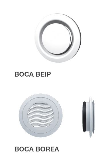 SIBER BOCA EXTRACCION/INSUFLACION D.150 CON CONECTOR REF: BEIP 150