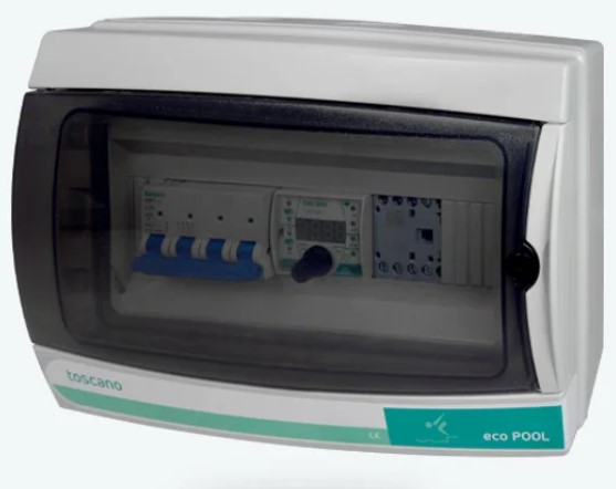 TOSCANO ARM. DIGITAL PISCINA: 1 BOMBA NATACION CONTRACORRIENTE/SPA 0-16A, TRIF,400VAC