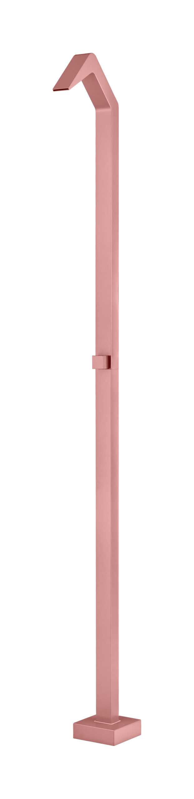 POOLIMEX DUCHA EXTERIOR SERIE NIAGARA ACERO S316 ANTICORROSION ACABADO ROSA CORAL