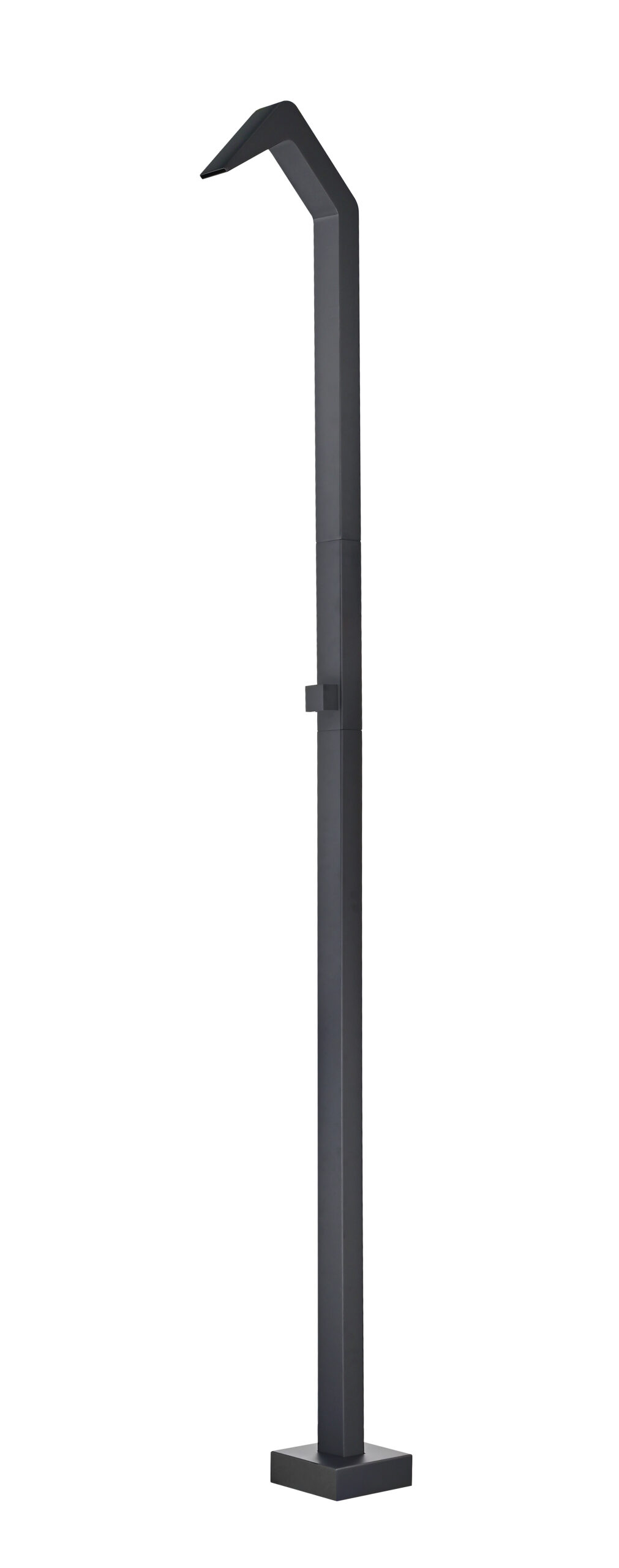 POOLIMEX DUCHA EXTERIOR SERIE NIAGARA ACERO S316 ANTICORROSION ACABADO NEGRO MATE