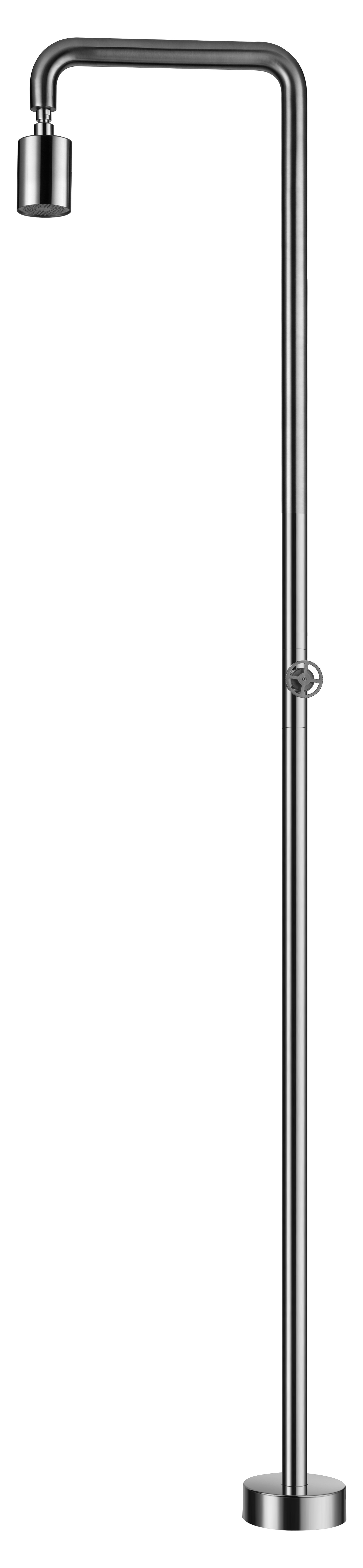 POOLIMEX DUCHA EXTERIOR SERIE POOL ACERO S316 ANTOCORROSION ACABADO CROMADO