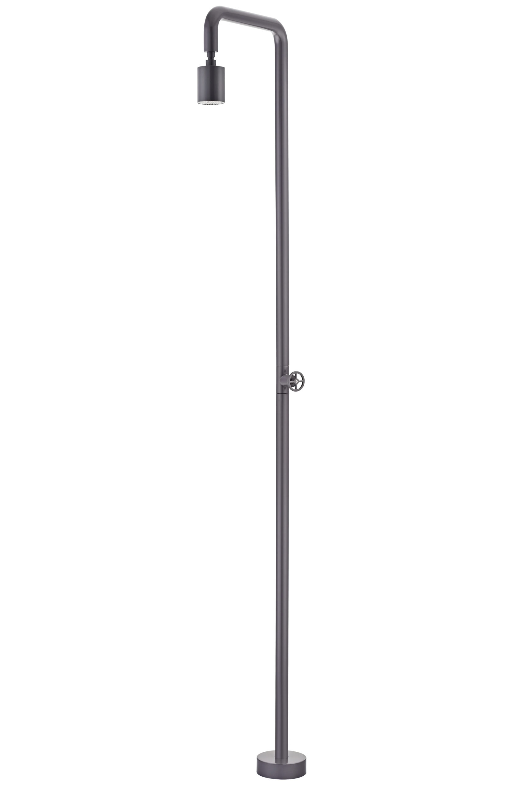 POOLIMEX DUCHA EXTERIOR SERIE POOL ACERO S316 ANTICORROSION ACABADO GRIS COBALTO