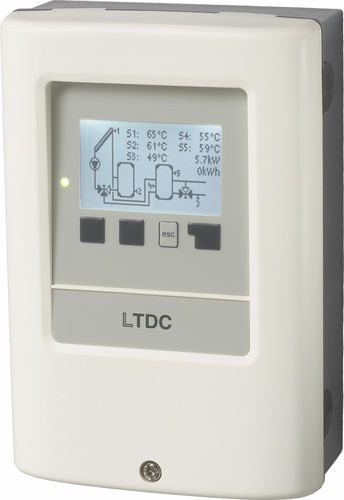 CENTR.SOLAR LTDC 3 RELE 230 V + 2 SALIDA 0-10V, 6 ENTR. PT1000 (INCL.3 SONDAS)