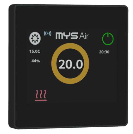 DESCATALOGADO MYSAIR TERMOSTATO TACTIL COLOR. NEGRO. RADIO