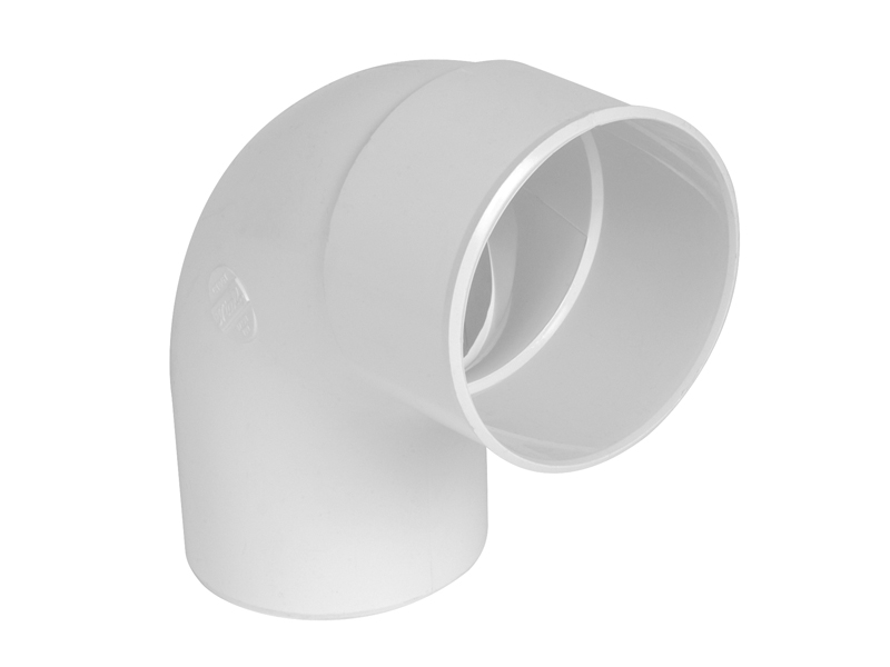 PVC CODO D.90-87º BLANCO