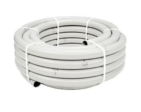 M.L. TUBO PVC FLEXIBLE D.50 MM PISCINAS BLANCO