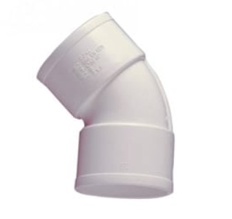 PVC CODO D.40-45º BLANCO