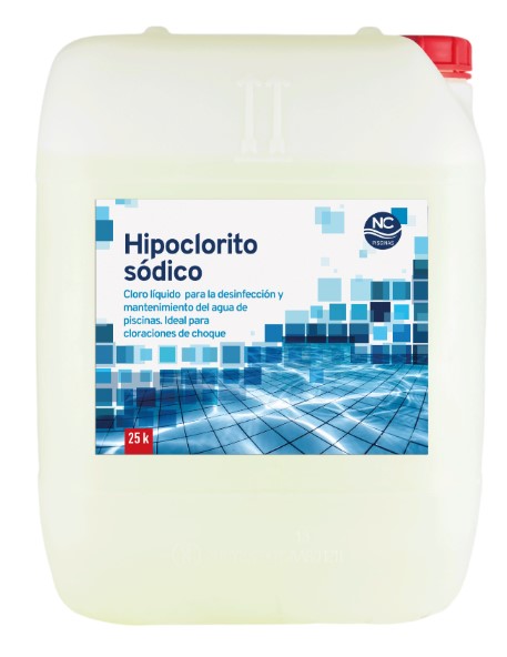 NC CLORO LIQUIDO 25 KG. Q159 PARA AGUA DE PISCINA