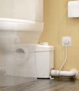 Triturador para WC modelo SANITRIT marca SFA