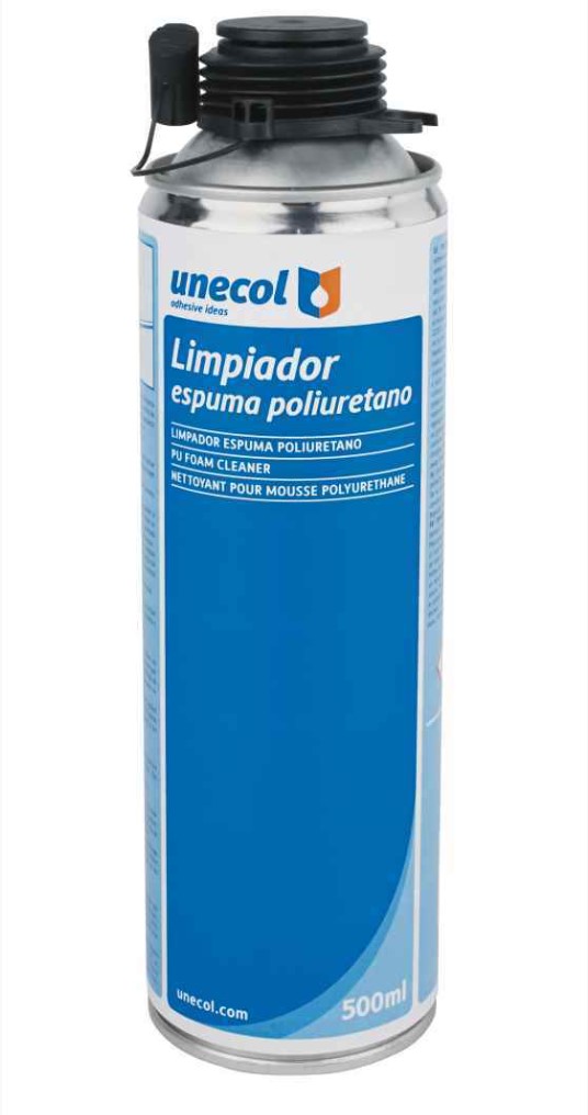 Saneamientos Dimasa - UNECOL LIMPIADOR ESPUMA DE POLIURETANO EN SPRAY 500ML