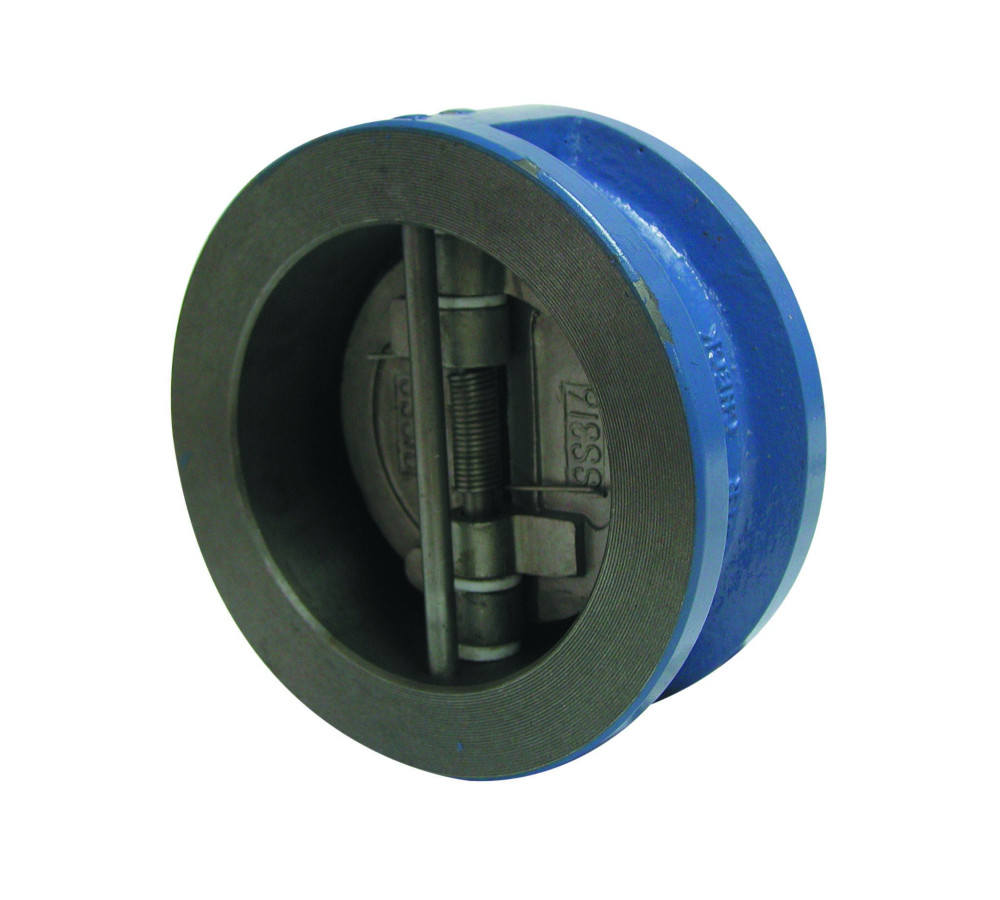 VALVULA RETENCION DOBLE PLATO DISCO INOXIDABLE 2 1/2'' DN 65